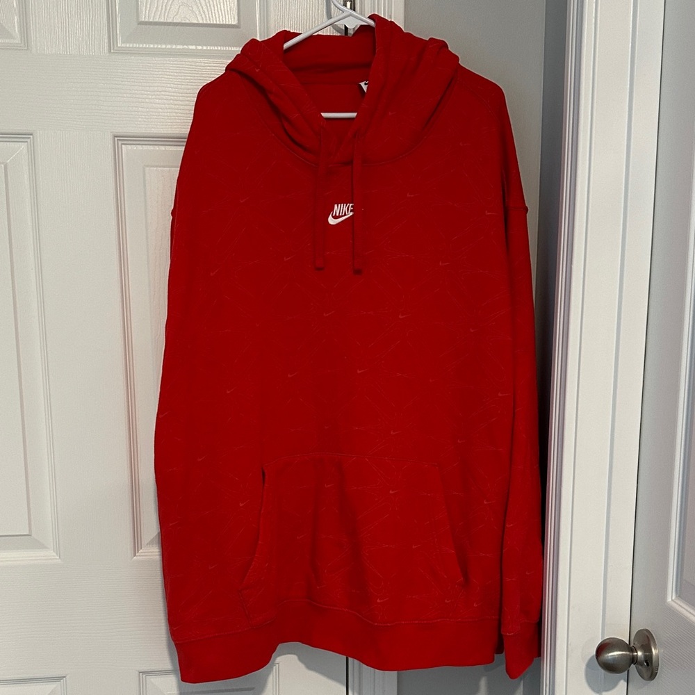 Nike Men's Bold Red Hoodie big and tall size 4XL sweatshirt